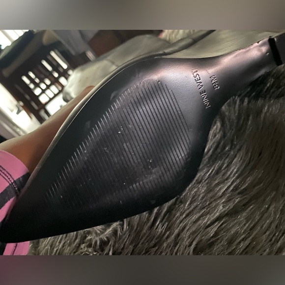 black nine west size 8.5 boots - Picture 3 of 3